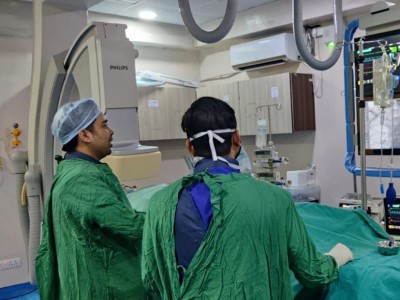 Dr. Garurav in Operation Theatre